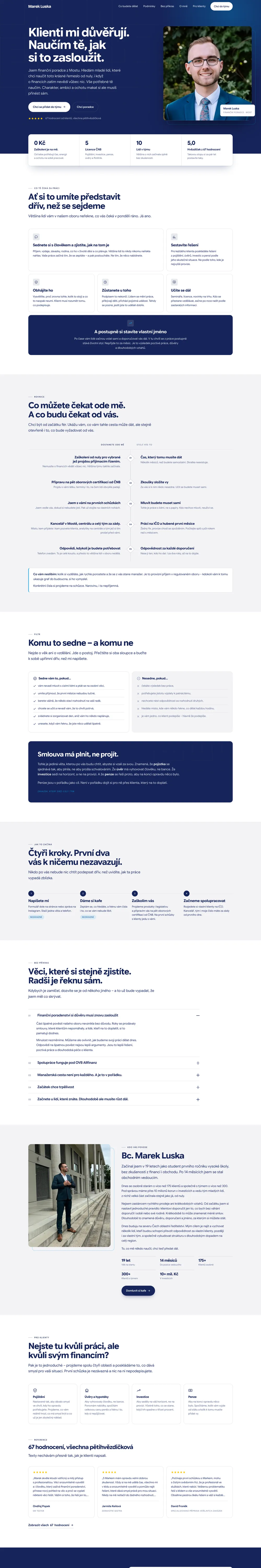 Web marekluska.cz